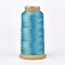 Polyester Thread, for Custom Woven Jewelry Making, Dark Turquoise, 0.2mm, about 1000m/roll