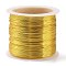 Copper Wire, Long-Lasting Plated, Golden, 26 Gauge, 0.4mm, 80m/roll