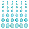 ARRICRAFT 108Pcs 7 Styles Synthetic Turquoise Cabochons TURQ-AR0001-27-1