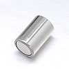 Tarnish Resistant 304 Stainless Steel Magnetic Clasps with Glue-in Ends STAS-M200-A-01-3