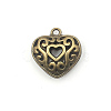 Heart Theme Tibetan Style Alloy Pendants PW-WG8919A-03-1