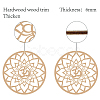 Laser Cut Wooden Wall Sculpture WOOD-WH0113-011-3