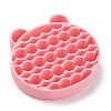 Silicone Makeup Cleaning Brush Scrubber Mat Portable Washing Tool MRMJ-H002-01C-1