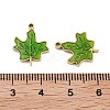 Ion Plating(IP) 316 Stainless Steel Enamel Pendants STAS-U014-71G-02-3