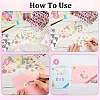 Globleland DIY Scrapbook Making Kits DIY-GL0006-04-4