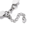 Non-Tarnish 304 Stainless Steel Link Chain Bracelets for Women BJEW-Q343-04B-P-3