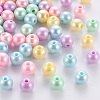 Opaque Acrylic Beads X-MACR-S370-H8mm-1