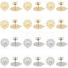 Unicraftale 304 Stainless Steel Stud Earring Findings STAS-UN0008-71-1