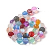 Electroplated Synthetic Moonstone Beads Strands G-C131-B01-04-2