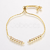 Brass Chain Bracelet Making X-MAK-P007-03-03G-1