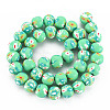 Handmade Polymer Clay Beads Strands CLAY-N008-055-02-2