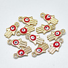 Light Gold Plated Alloy Charms ENAM-S117-28C-1