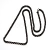 304 Stainless Steel Box Chain Necklaces NJEW-L353-39-2