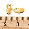 Ion Plating(IP) 304 Stainless Steel Lobster Claw Clasps STAS-G201-06F-G-3