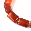 Natural Agate Rectangle Bead Strands G-M117-05-1