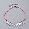 Glass Seed Beads Anklets AJEW-AN00277-02-1