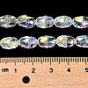 Electroplate Glass Beads Strands EGLA-D030-04B-2