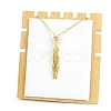 Stainless Steel Macrame Pouch Braided Gemstone Holder Pendant Necklace Making PW-WG22781-05-1
