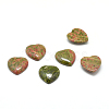 Natural Unakite Gemstone Cabochons G-T029-18X15mm-05-1