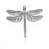 Alloy Enamel Dragonfly Big Pendants ENAM-L034-08P-2