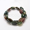 Natural Indian Agate Nuggets Beads Strands G-P093-21B-2