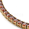 Rhinestone Bracelet BJEW-C049-01G-02-2