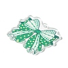 Spray Printed Acrylic Pendants TACR-P006-B01-2