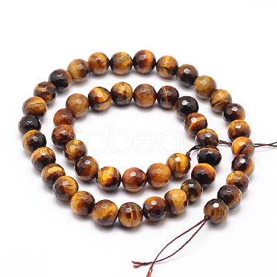 Natural Tiger Eye Beads Strands G-F260-02-12mm-1