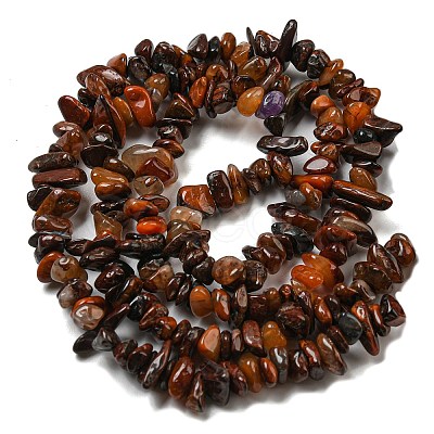 Natural Red Pietersite Beads Strands G-G905-16-1