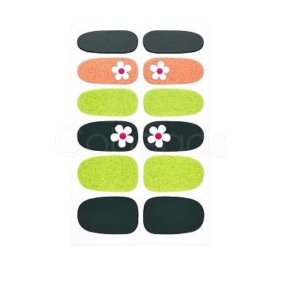 Flower Series Full Cover Nail Decal Stickers MRMJ-T109-WSZ494-1