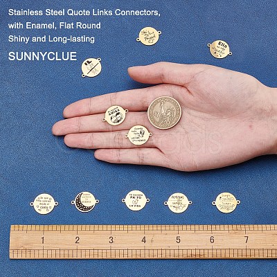 SUNNYCLUE 304 Stainless Steel Quote Links Connectors STAS-SC0001-94G-1