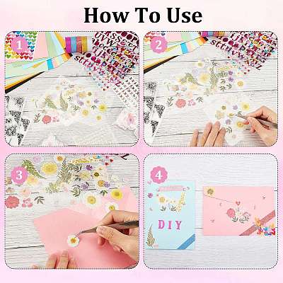 Globleland DIY Scrapbook Making Kits DIY-GL0006-04-1