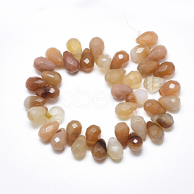 Natural Red Agate Beads Strands G-S357-C02-09-1