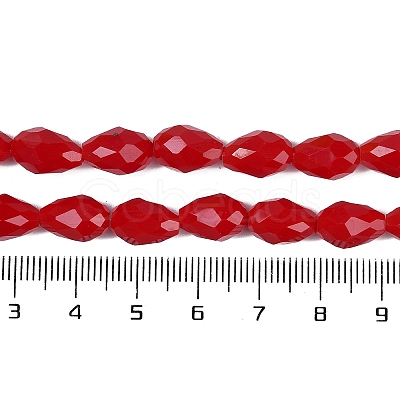 Opaque Solid Color Beads Strands EGLA-N013-P8mm-D07-1