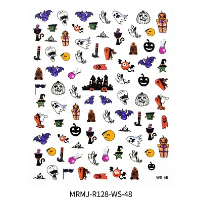 Halloween Nail Stickers MRMJ-R128-WS-48-1