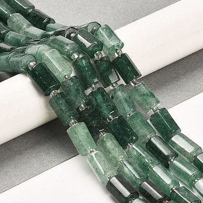 Natural Green Strawberry Quartz Beads Strands G-G068-A25-01-1