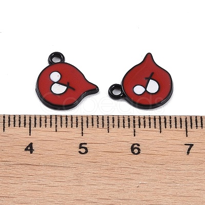 Alloy Enamel Charms ENAM-R149-01A-EB-1