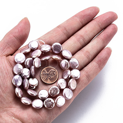 Natural Keshi Pearl Beads Strands PEAR-S018-02F-1