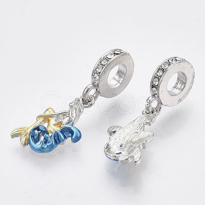 Alloy European Dangle Charms MPDL-T004-13P-1