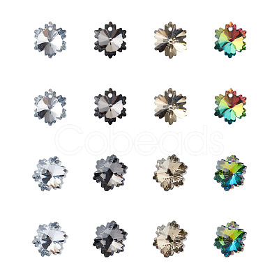 Electroplated Glass Charms EGLA-TA0001-10-1