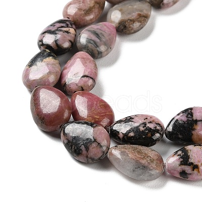 Natural Rhodonite Beads Strands G-K357-A17-01-1