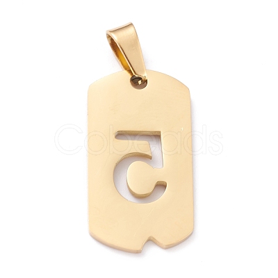 Ion Plating(IP) 304 Stainless Steel Pendants STAS-H144-02G-5-1