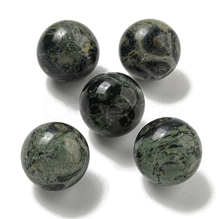 Natural Rhyolite Jasper Round Ball Figurines Statues for Home Office Desktop Decoration G-P532-02A-11-1