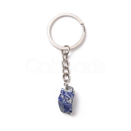 Natural Lapis Lazuli Keychain G-E155-04P-05-1