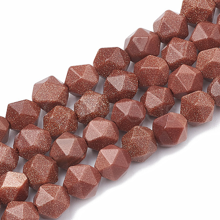 Synthetic Goldstone Beads Strands G-S332-10mm-001-1