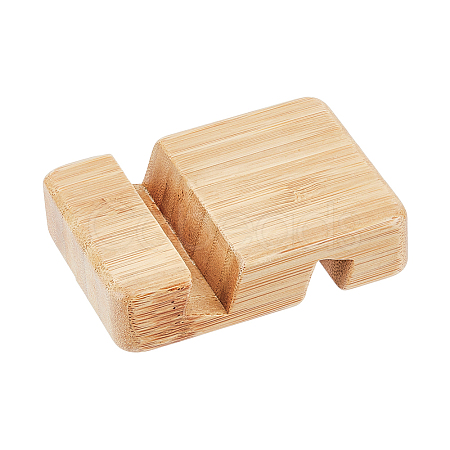 Wood Mobile Phone Holders AJEW-WH0258-564-1