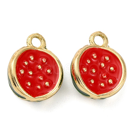 Alloy Enamel Pendants PALLOY-S032-01A-021-1