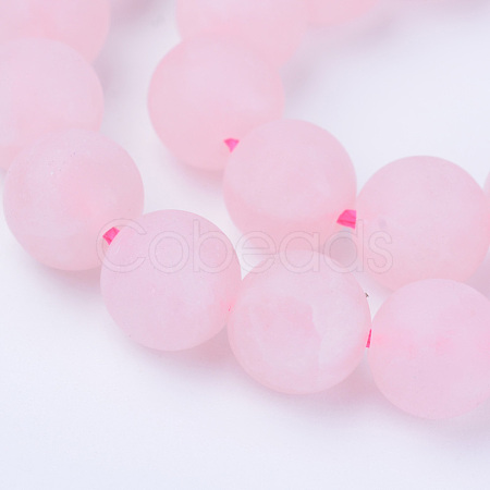 Natural Rose Quartz Beads Strands G-Q462-12mm-11-1