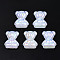 Electroplate Acrylic Cabochons, Bear, WhiteSmoke, 22x17.5x8mm