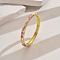 Vintage Chinese Style Zinc Alloy Cloisonne Enamel Bangles, Golden, Pink, Inner Diameter: 2-3/8 inch(6cm)